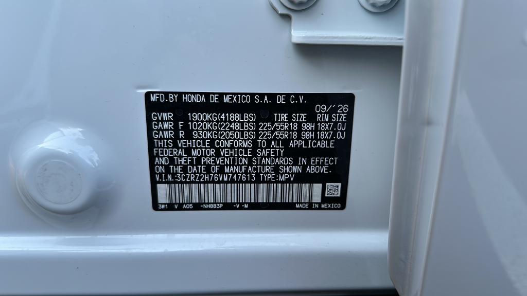 2027 Honda HR-V EX-L