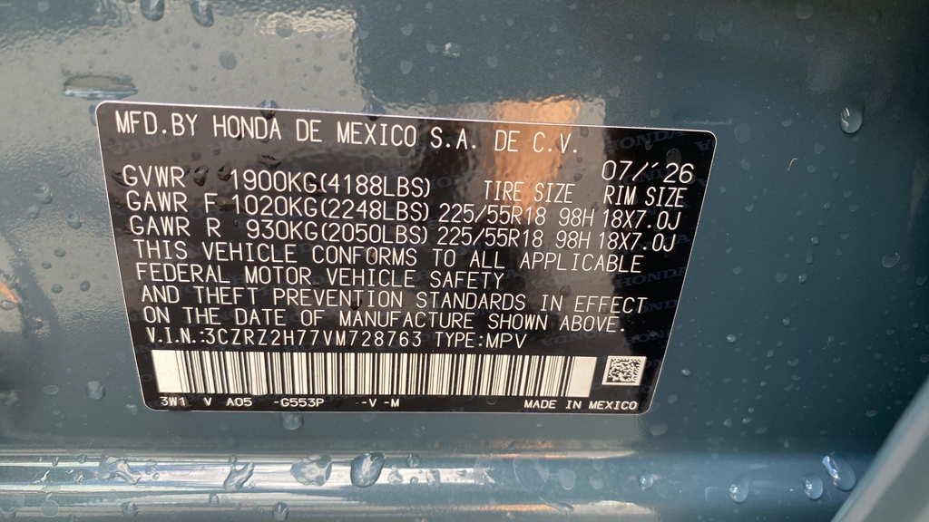 2027 Honda HR-V EX-L