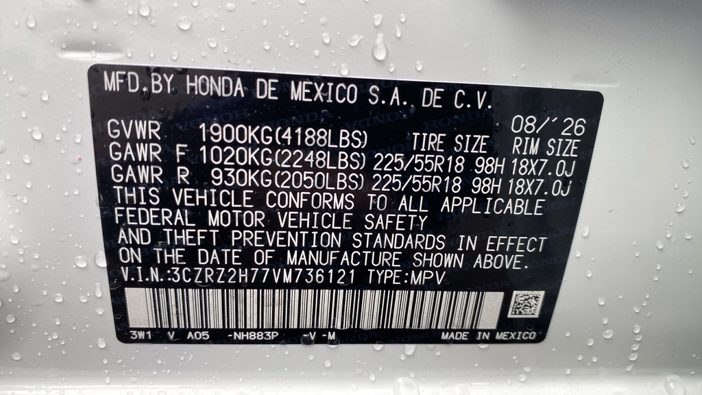 2027 Honda HR-V EX-L