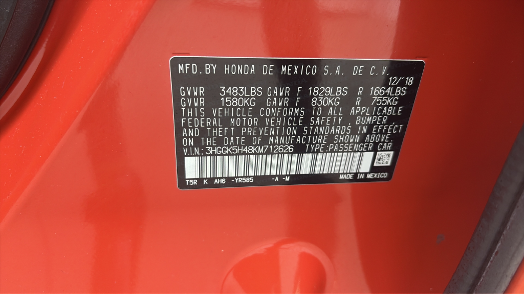 2019 Honda Fit LX