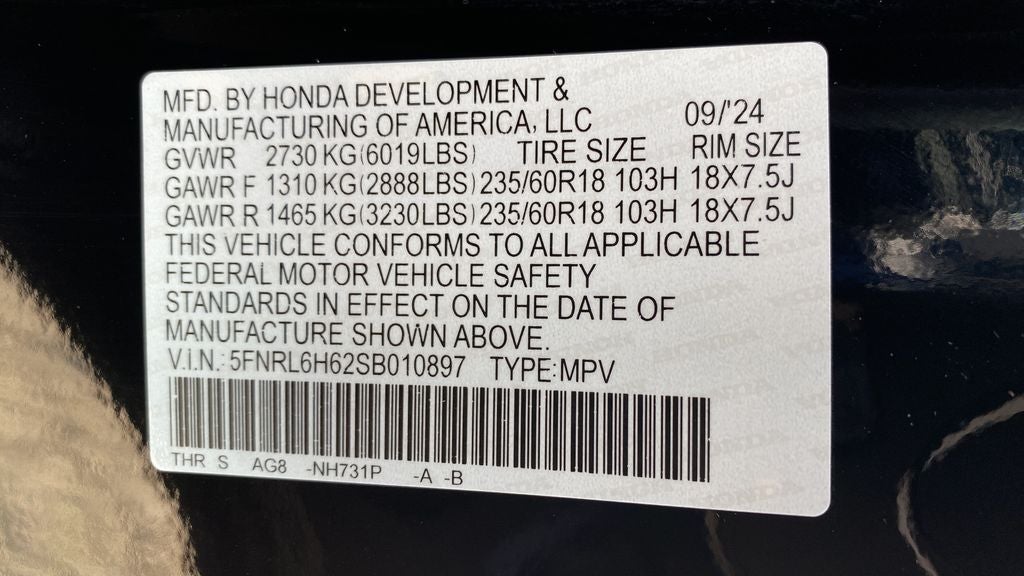2025 Honda Odyssey EX-L