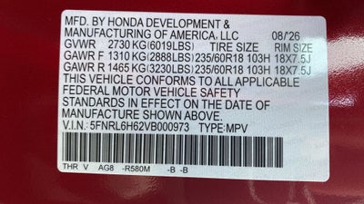 2027 Honda Odyssey EX-L