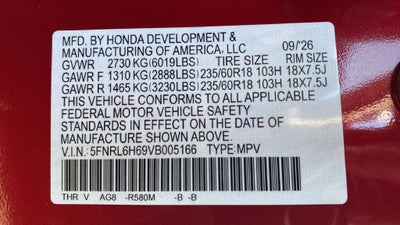 2027 Honda Odyssey EX-L