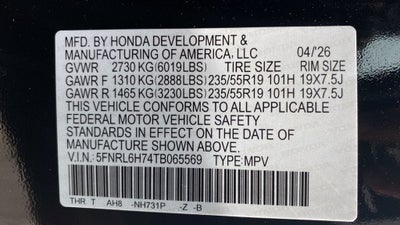2026 Honda Odyssey Sport-L