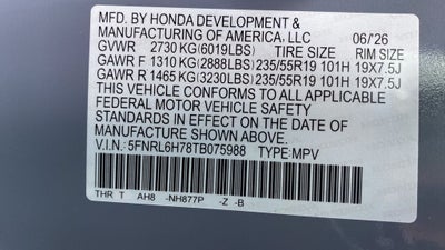 2026 Honda Odyssey Sport-L
