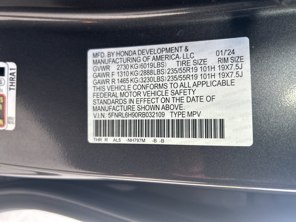 2024 Honda Odyssey Elite