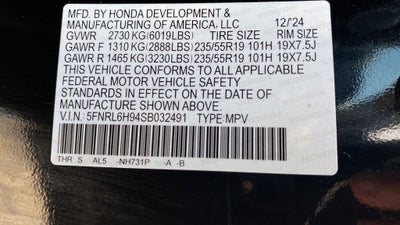 2025 Honda Odyssey Elite