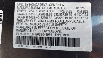 2025 Honda Odyssey Elite