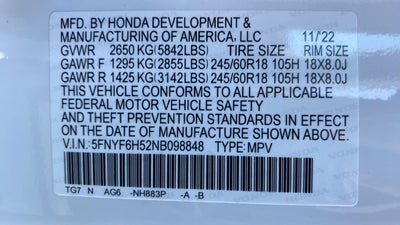 2022 Honda Pilot EX-L
