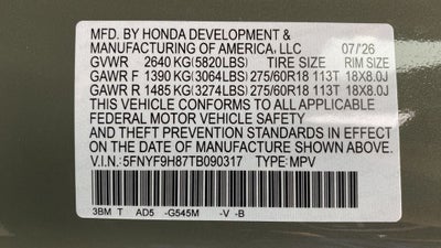 2026 Honda Passport TrailSport Elite