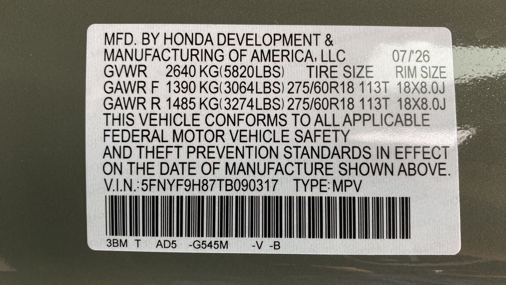 2026 Honda Passport TrailSport Elite
