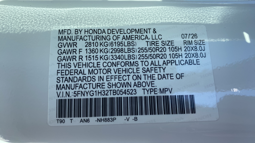 2026 Honda Pilot Sport