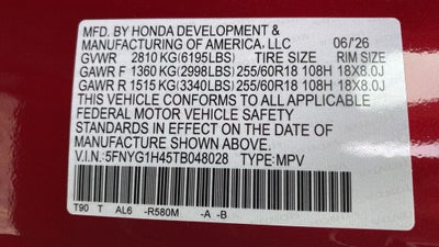 2026 Honda Pilot EX-L