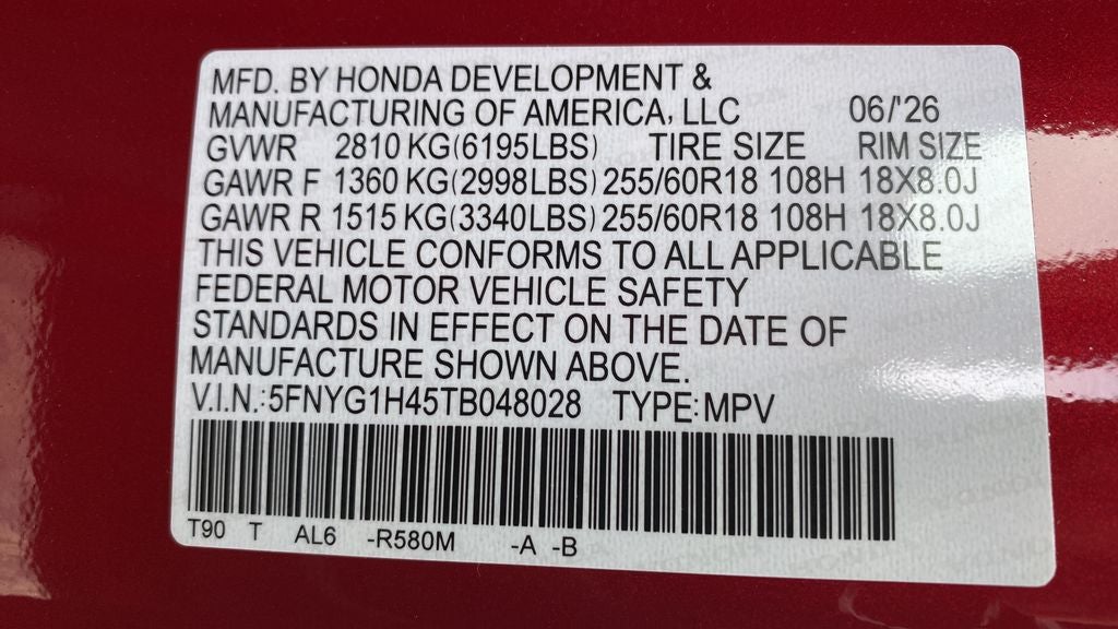 2026 Honda Pilot EX-L