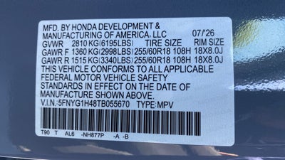 2026 Honda Pilot EX-L