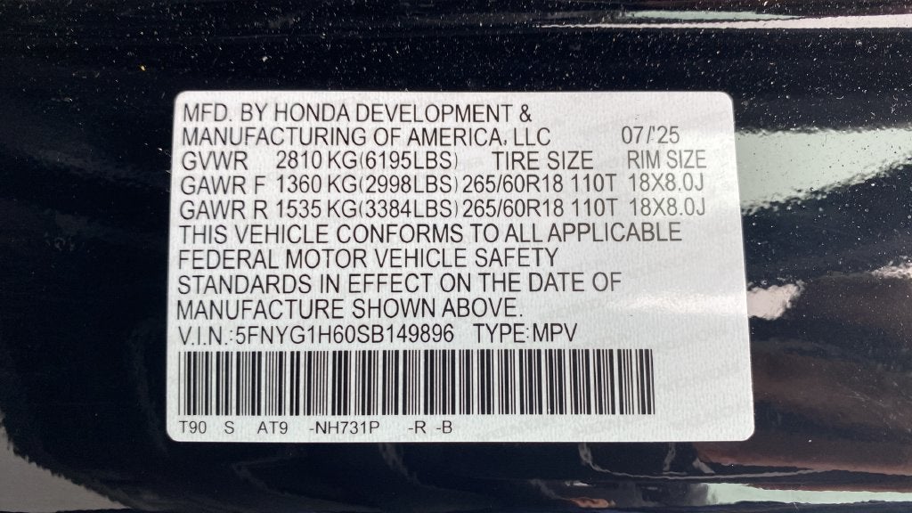 2025 Honda Pilot TrailSport
