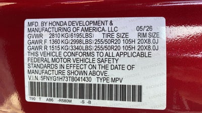 2026 Honda Pilot Touring