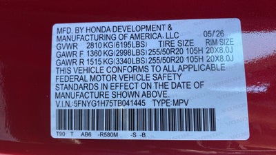 2026 Honda Pilot Touring