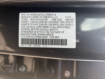 2024 Honda Pilot Touring