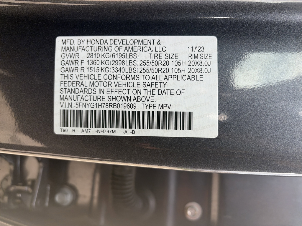 2024 Honda Pilot Touring