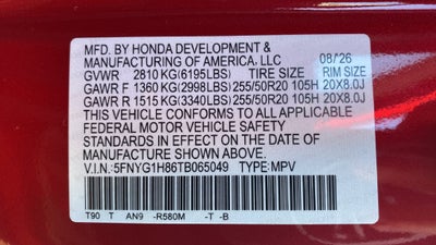 2026 Honda Pilot Elite