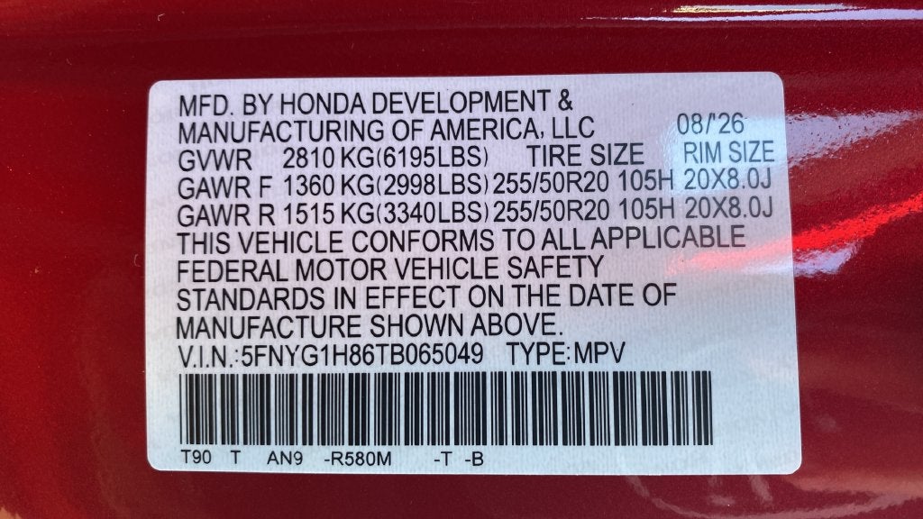 2026 Honda Pilot Elite