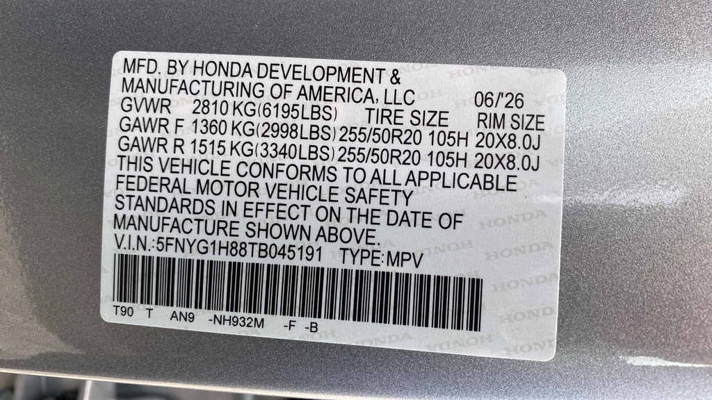 2026 Honda Pilot Elite