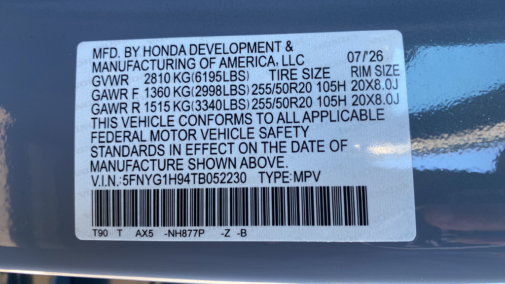 2026 Honda Pilot Black Edition