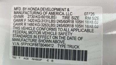 2026 Honda Ridgeline Black Edition