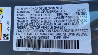 2026 Honda CR-V LX