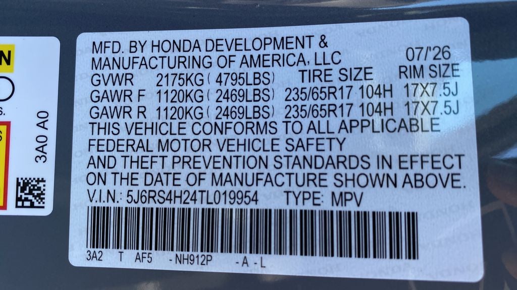 2026 Honda CR-V LX