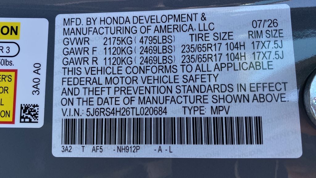 2026 Honda CR-V LX
