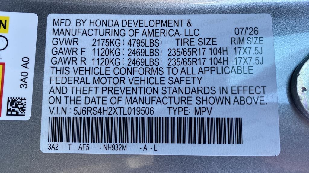 2026 Honda CR-V LX