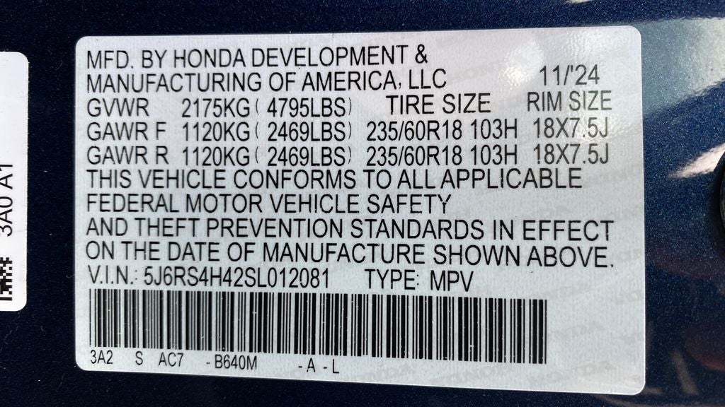 2025 Honda CR-V EX