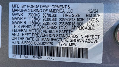 2025 Honda CR-V Hybrid Sport