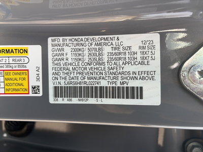 2024 Honda CR-V Hybrid Sport-L
