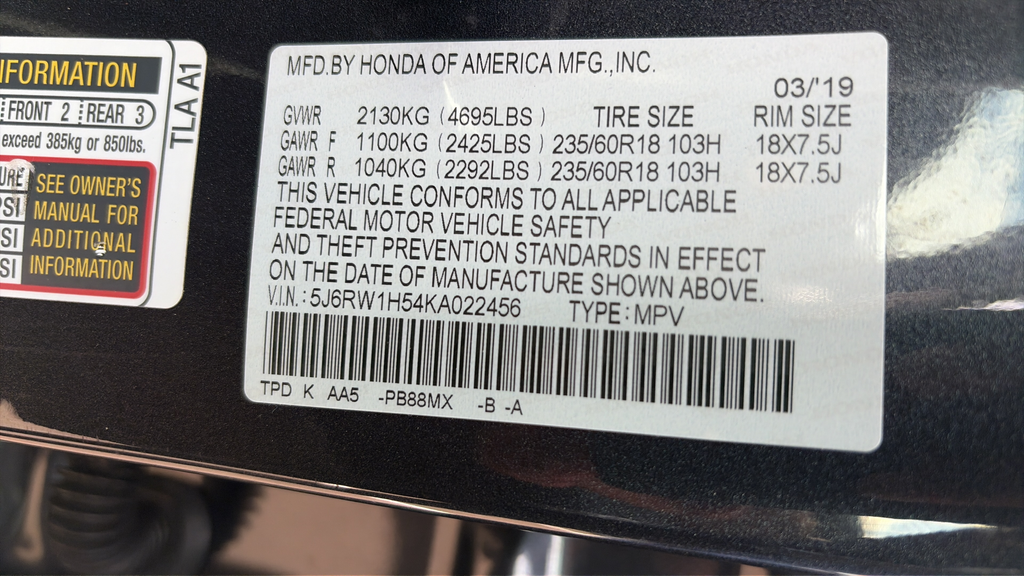 2019 Honda CR-V EX - Photo 27