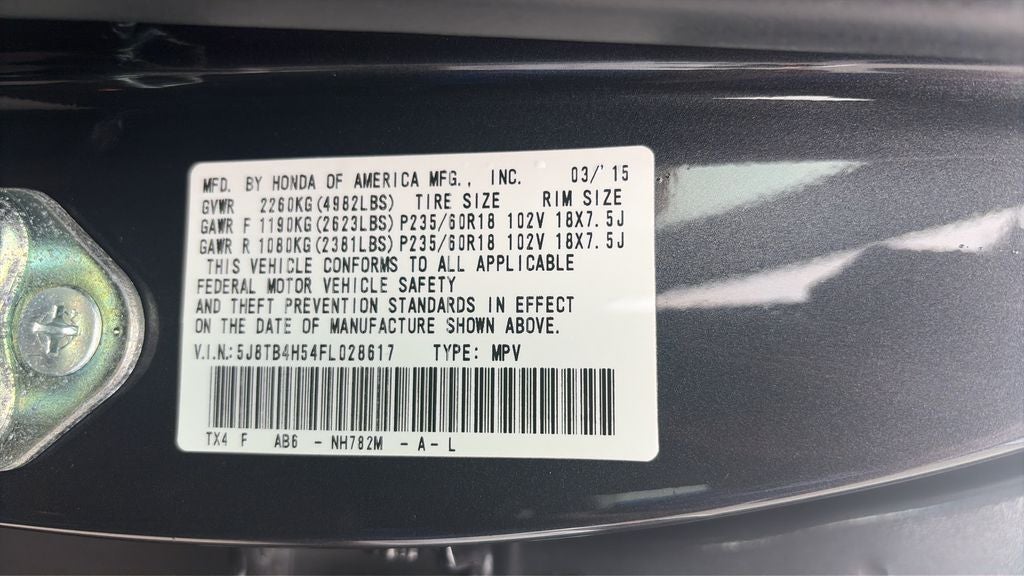 2015 Acura RDX Technology Package