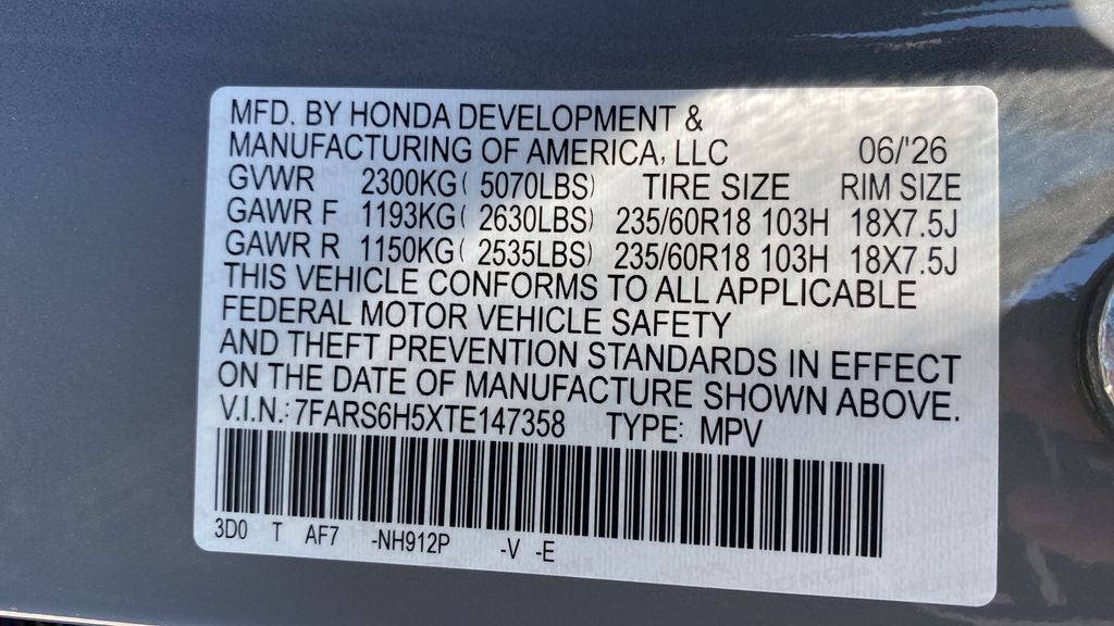 2026 Honda CR-V Hybrid Sport