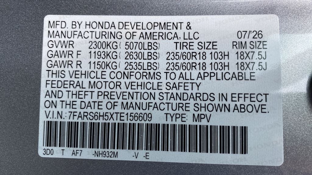 2026 Honda CR-V Hybrid Sport