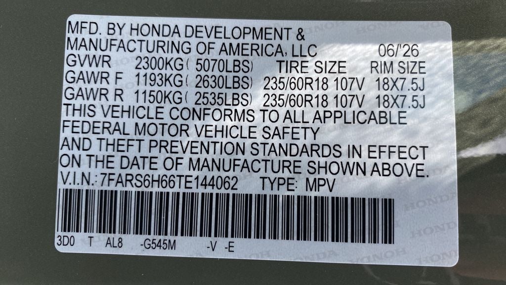 2026 Honda CR-V Hybrid TrailSport