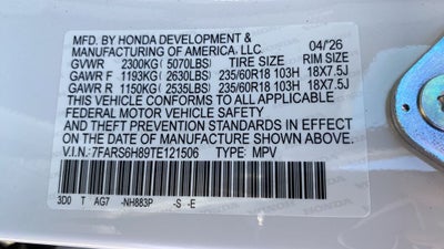 2026 Honda CR-V Hybrid Sport-L