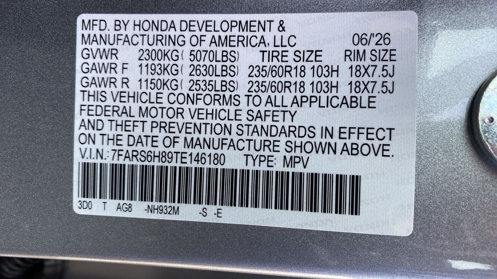 2026 Honda CR-V Hybrid Sport-L