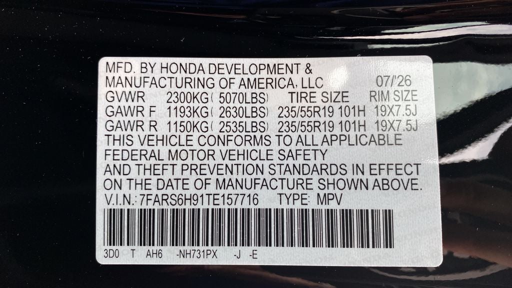 2026 Honda CR-V Hybrid Sport Touring