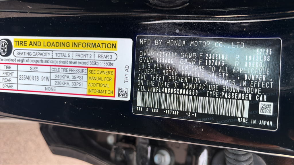 2025 Honda Civic Hybrid Sport