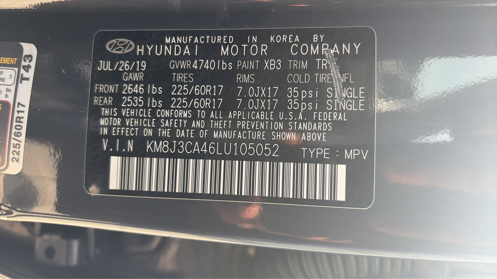 2020 Hyundai Tucson Value