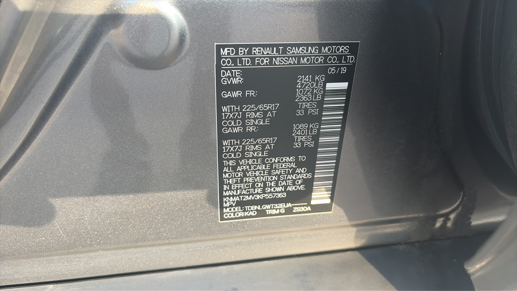 2019 Nissan Rogue SV