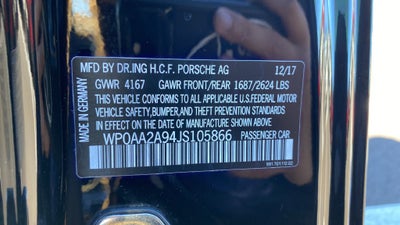 2018 Porsche 911 Carrera